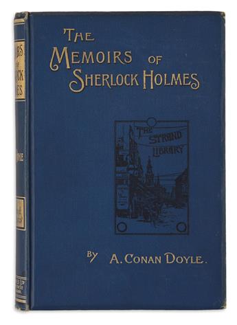 DOYLE, ARTHUR CONAN. The Adventures of Sherlock Holmes * The Memoirs of Sherlock Holmes.